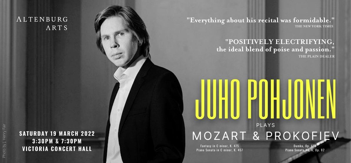 Mostly Mozart Calendar 2022 Juho Pohjonen Plays Mozart & Prokofiev [G] | Sistic