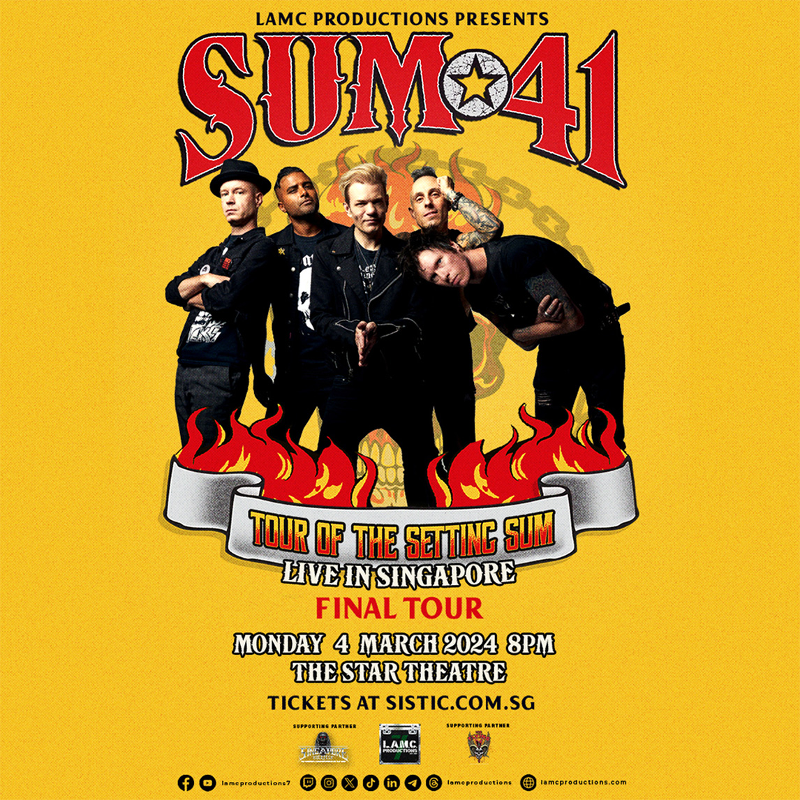 SUM 41 Live in Singapore [Rating: TBA]
