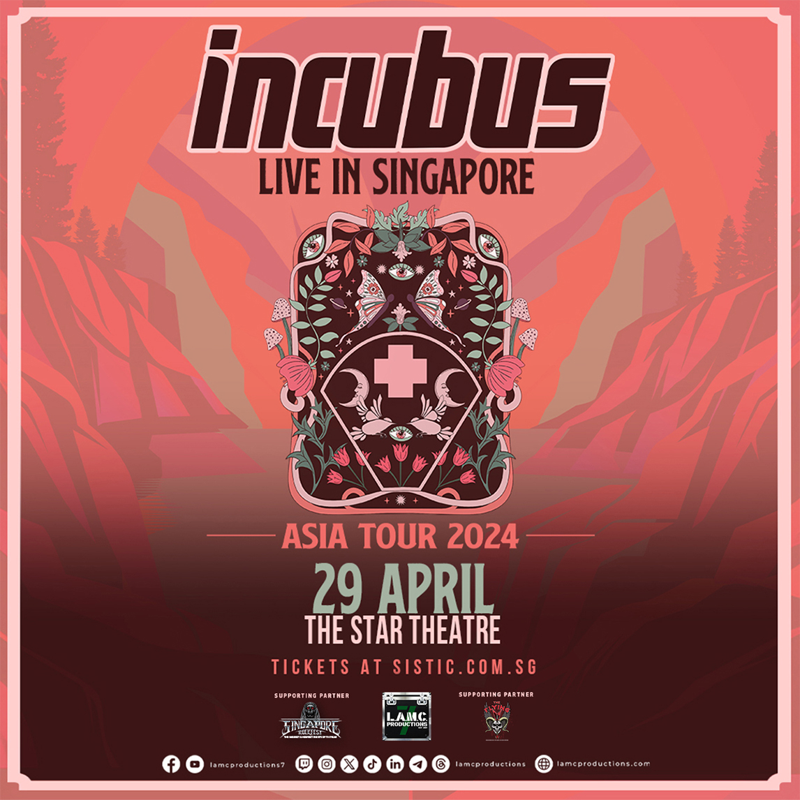 INCUBUS Live in Singapore [ADVISORY (SOME MATURE CONTENT)]