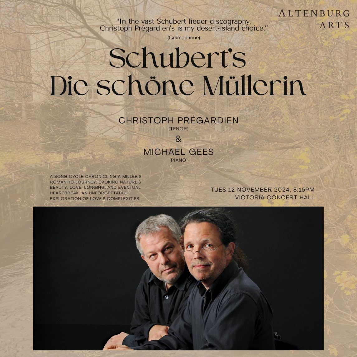 Christoph Prégardien sings Schubert's Die schöne Müllerin